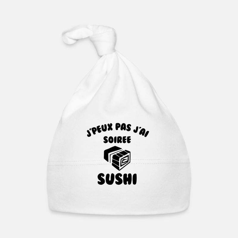 J’peux pas j’ai soirée sushi Bonnet bio Bébé