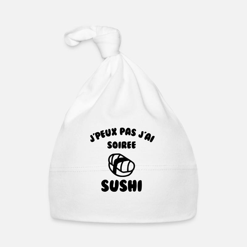 J’peux pas j’ai soirée sushi Bonnet bio Bébé