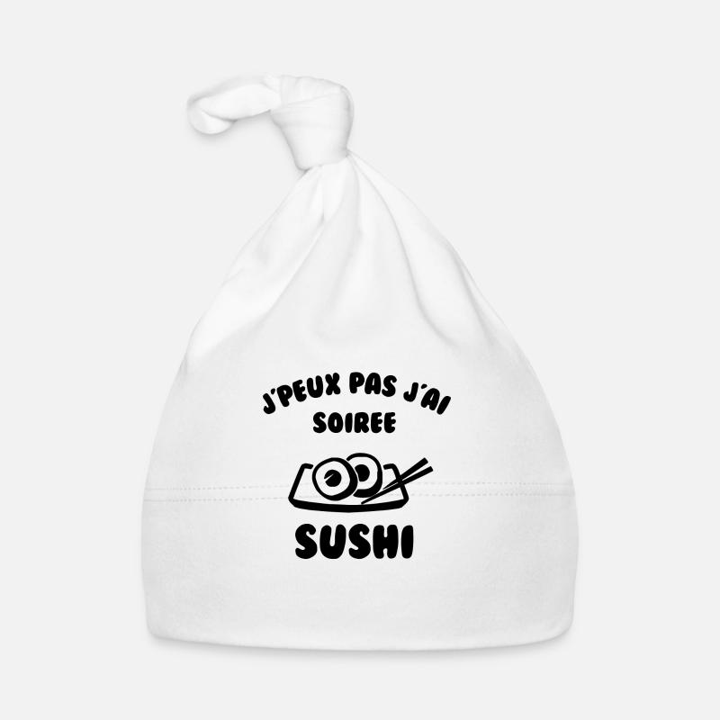 J’peux pas j’ai soirée sushi Bonnet bio Bébé