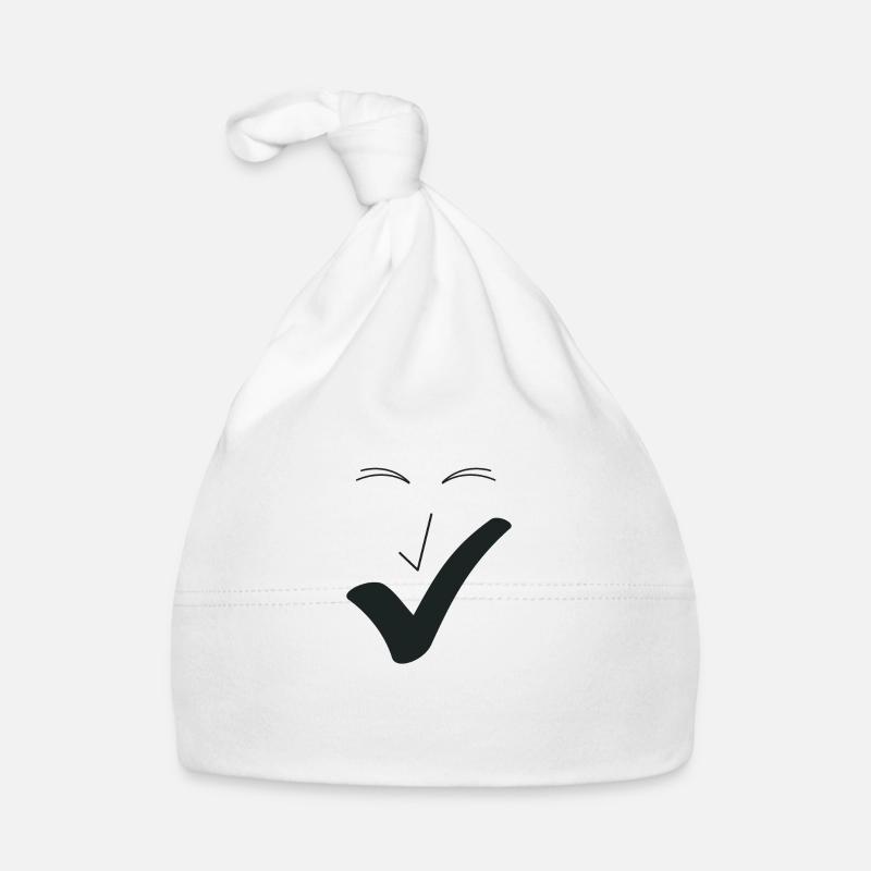 Fine smile Fine face A01. Organic Baby Cap