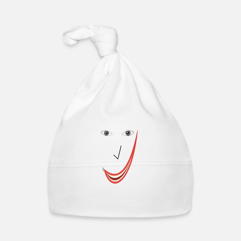 Feines Lächeln B02. Baby Bio-Mütze