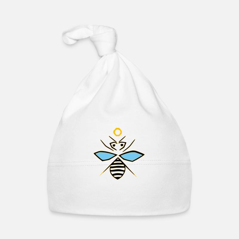 Stylized bee Organic Baby Cap