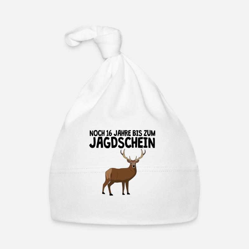 Nachwuchs Jagdschein Hirsch Baby Bio-Mütze