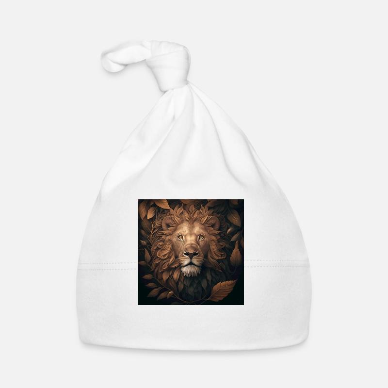 Lion King leaves Organic Baby Cap