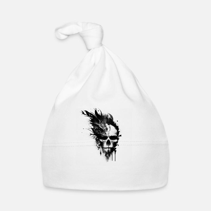 Splash crâne multicolore Bonnet bio Bébé