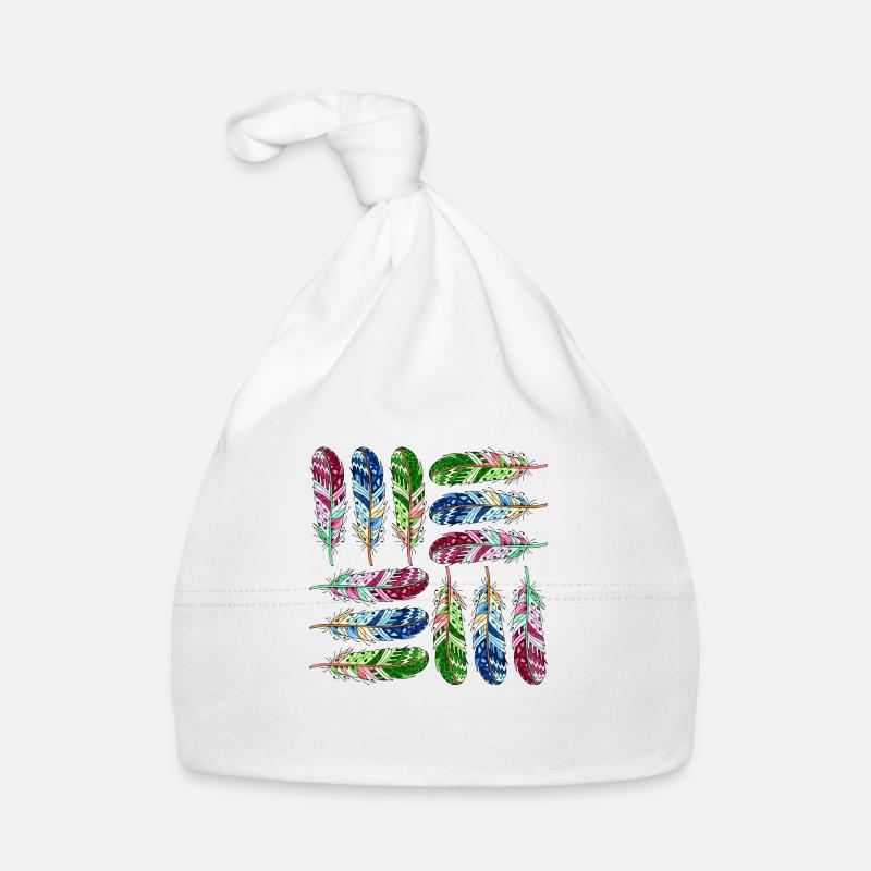 Feder Baby Bio-Mütze