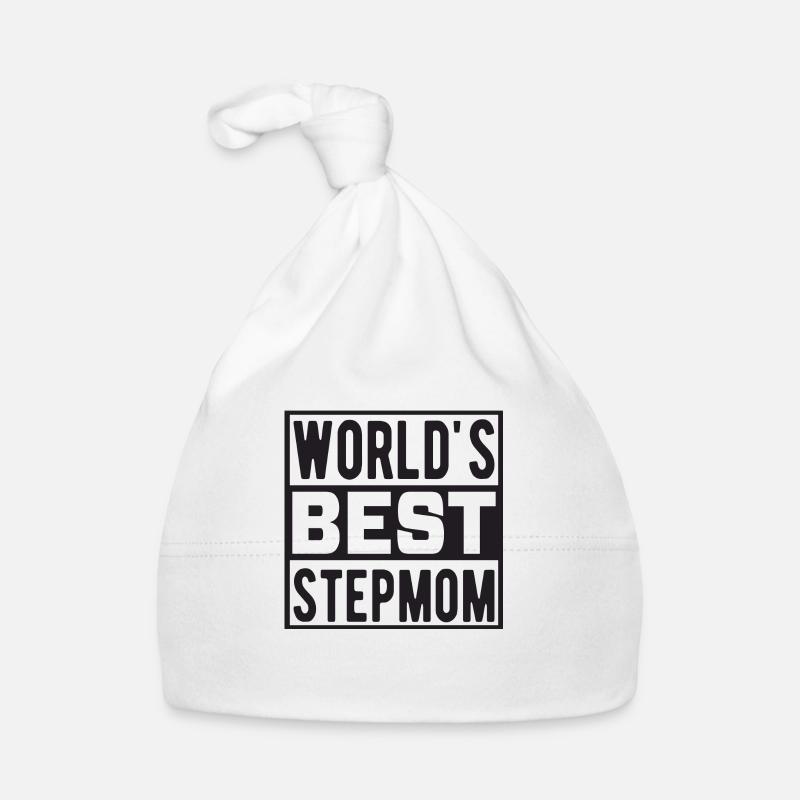 World's Best Stepmom Organic Baby Cap