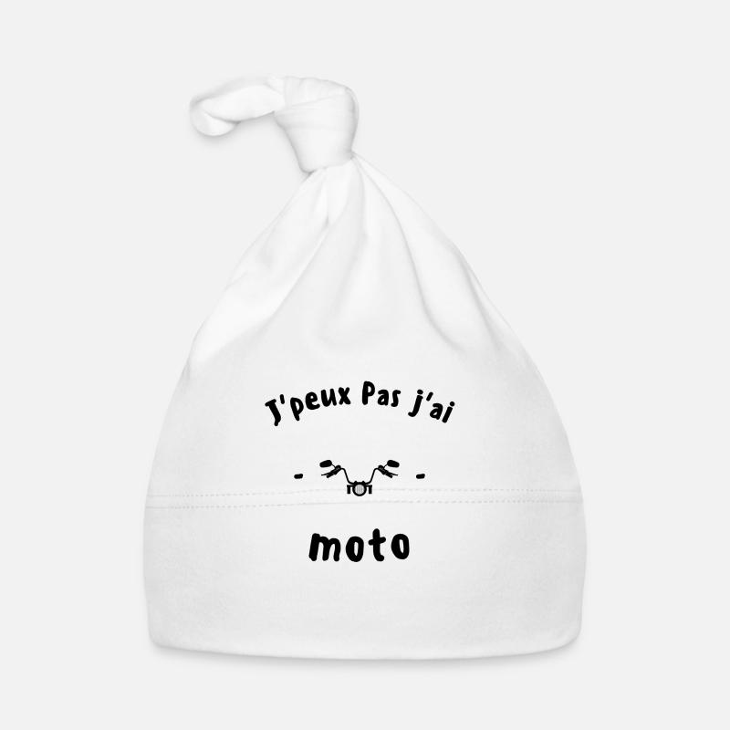 J'peux pas j'ai moto Bonnet bio Bébé