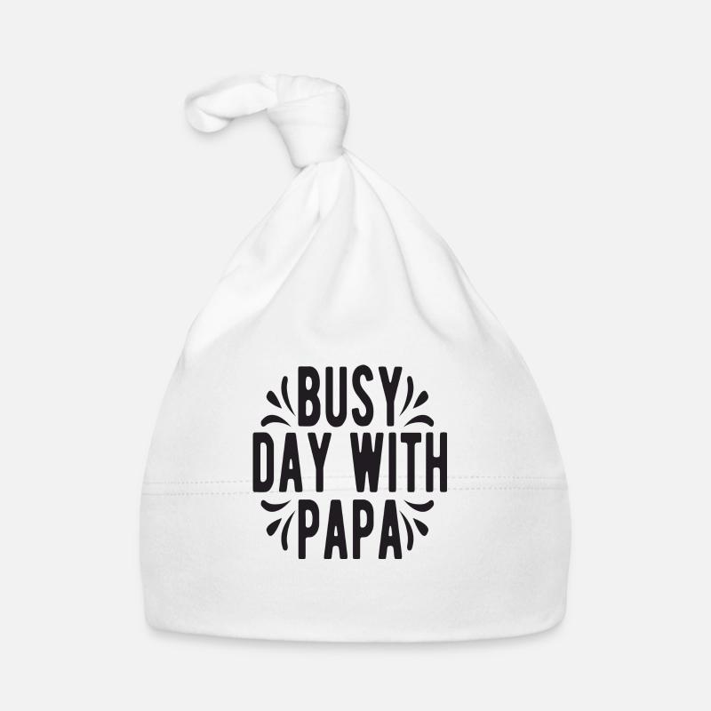 Busy Day with Papa Organic Baby Cap