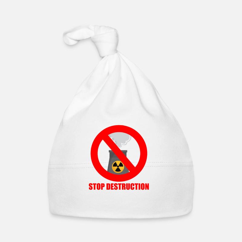 Stop Destruction Organic Baby Cap