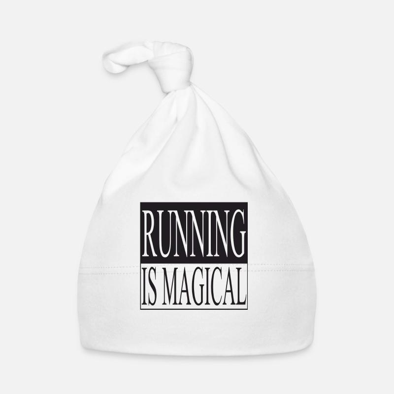 Running is Magical Organic Baby Cap