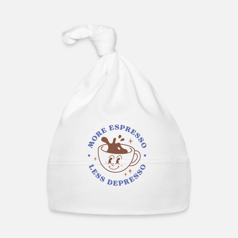 Plus d’espresso moins de dépresseur Bonnet bio Bébé