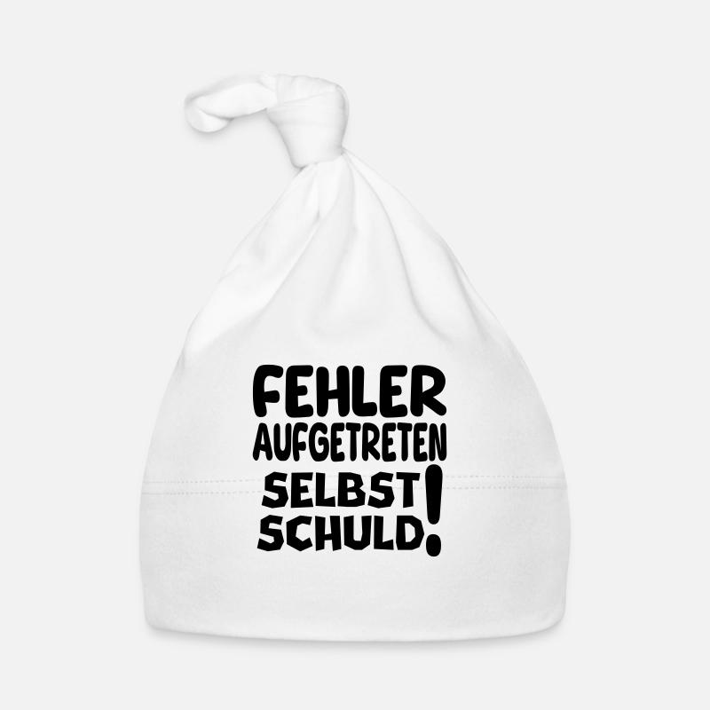 aufgetreten II - Baby Bio-Mütze - Weiß