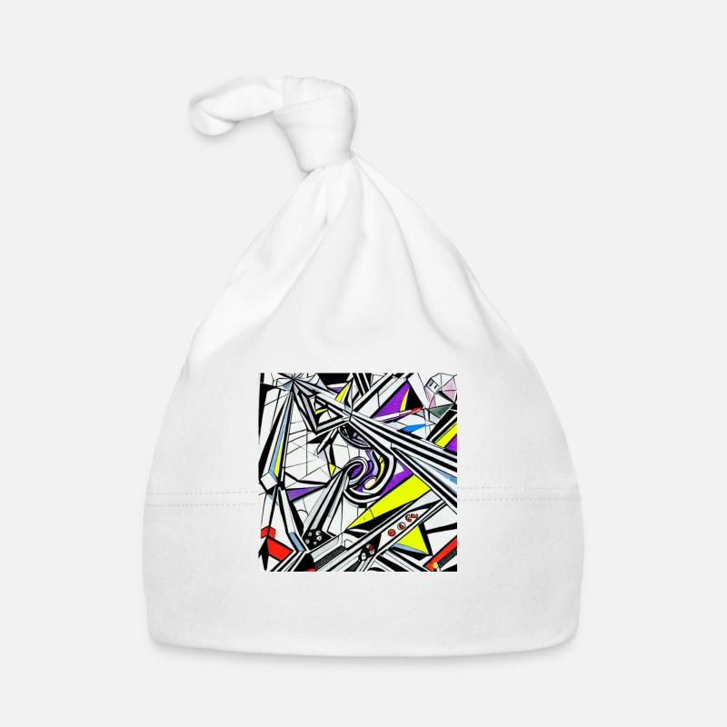Crazy A.I Generated ART Organic Baby Cap