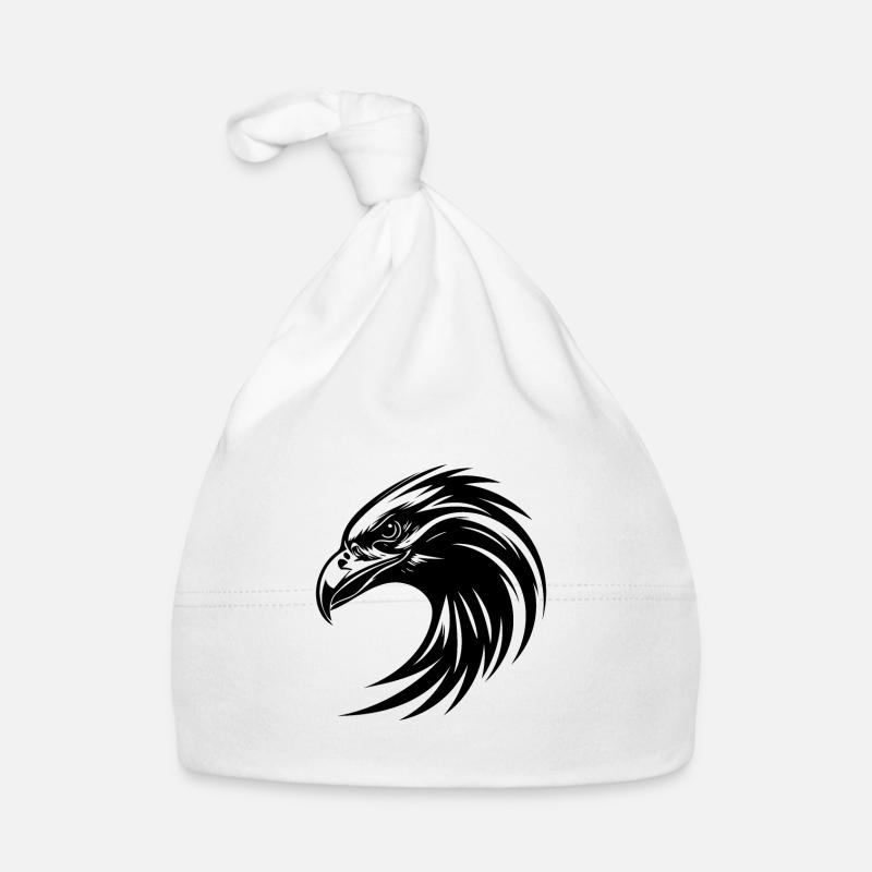 Élégant logo Tribal Eagle dans le style tatouage Bonnet bio Bébé