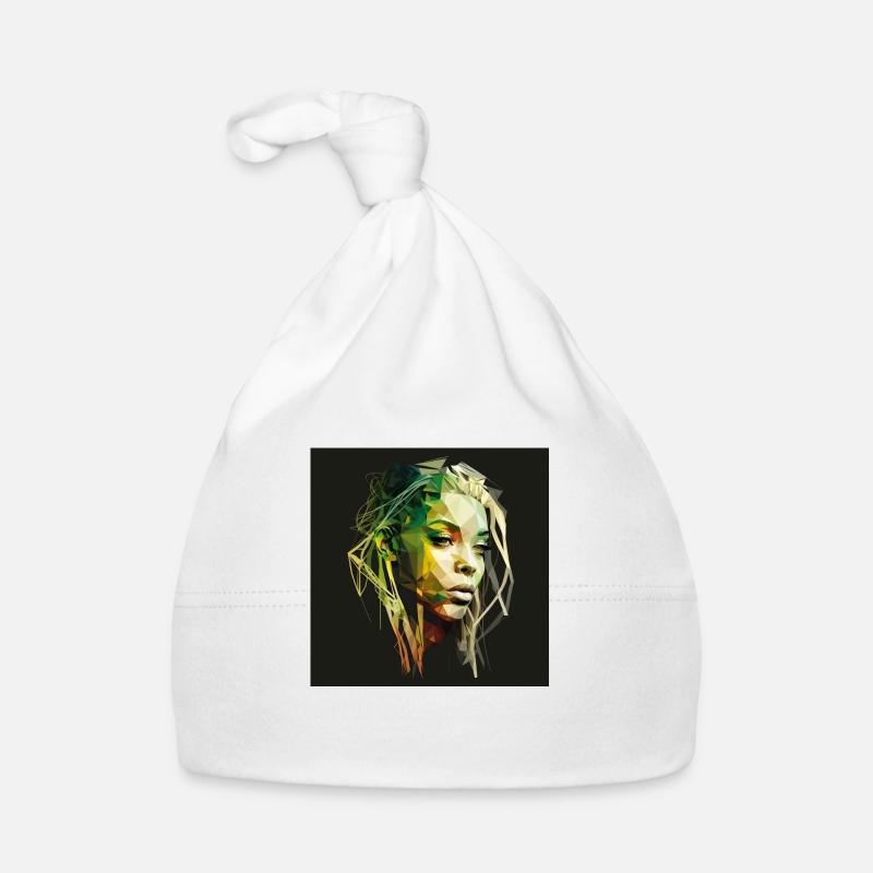 Face woman dreadlocks n°8 Organic Baby Cap