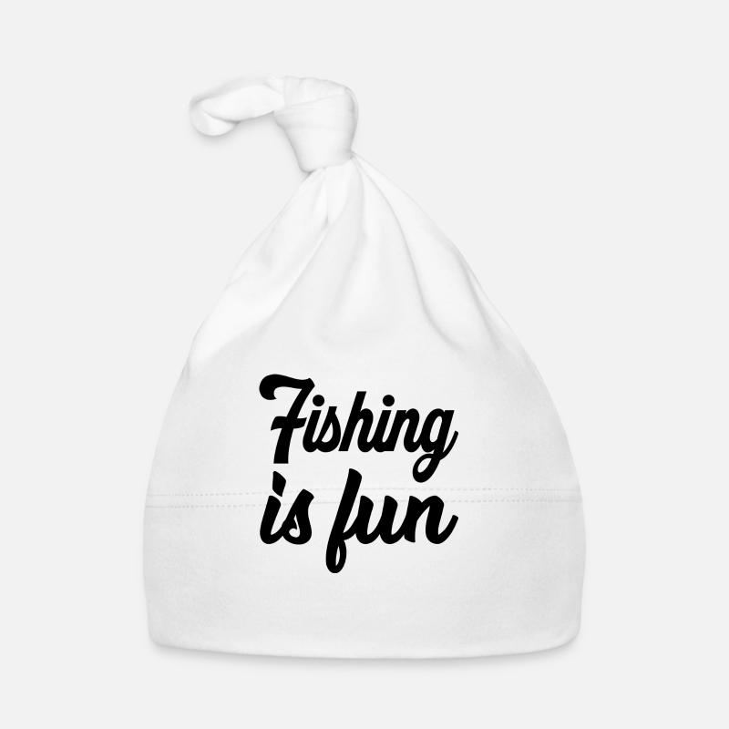 Fishing is Fun Organic Baby Cap