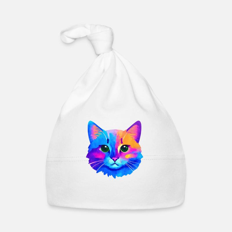 Chat Chat Cheveux Chaton Chaton Chat Domestique Chat Bonnet bio Bébé