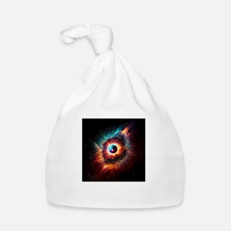 Kosmisches Universum n°11 Baby Bio-Mütze