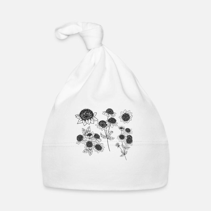 Groupe de fleurs astrantia maxima Bonnet bio Bébé