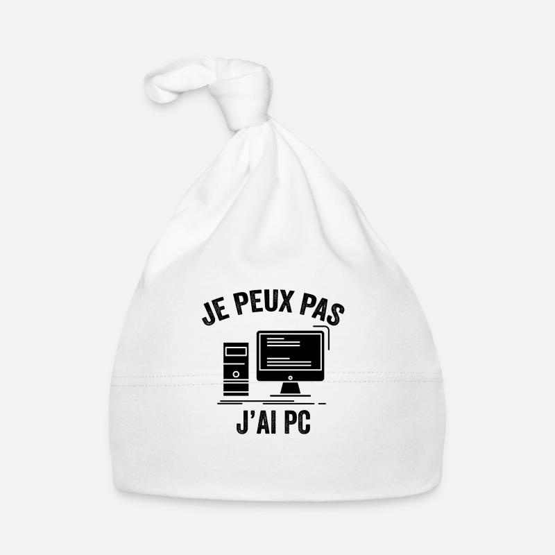 Je peux pas j'ai pc Bonnet bio Bébé
