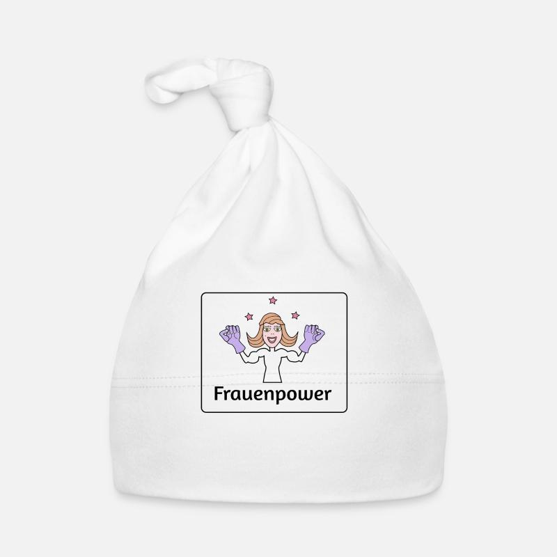 Frauenpower Baby Bio-Mütze