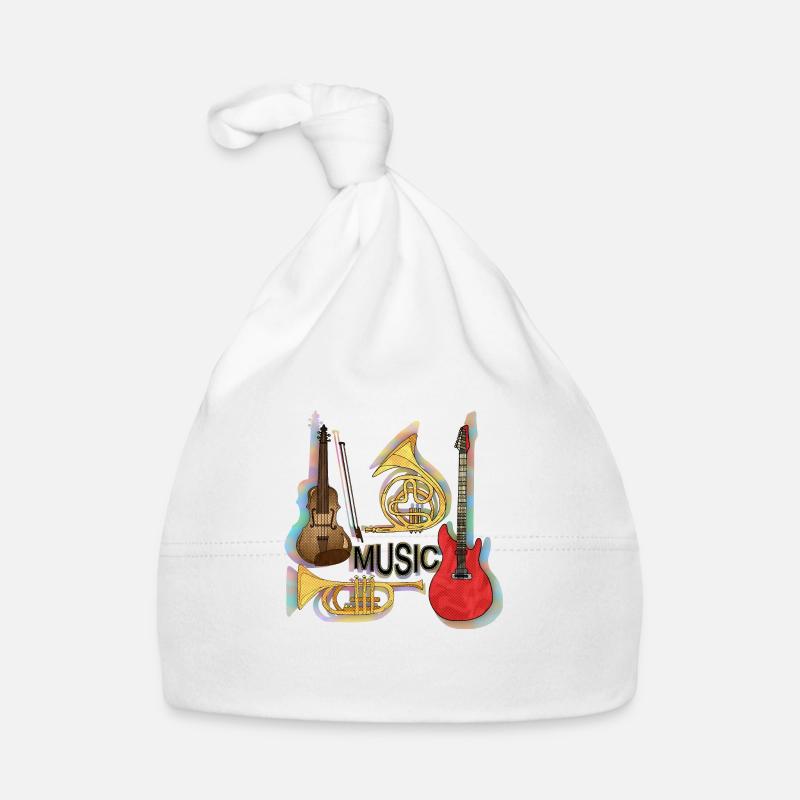 Musikinstrumente Baby Bio-Mütze