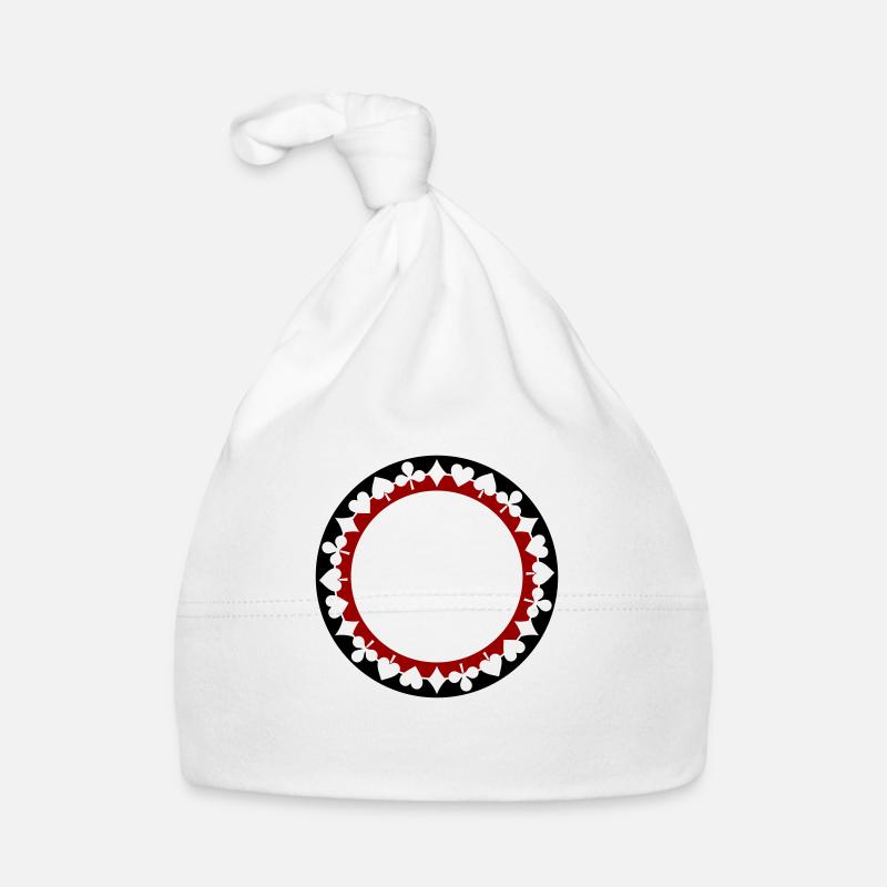 Kranz playing cards Skat two-tone Organic Baby Cap