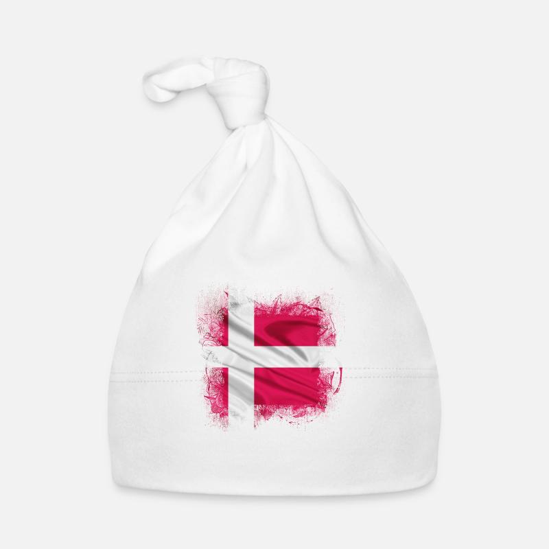 Danemark copenhague danois scandinave drapeau dansk Bonnet bio Bébé