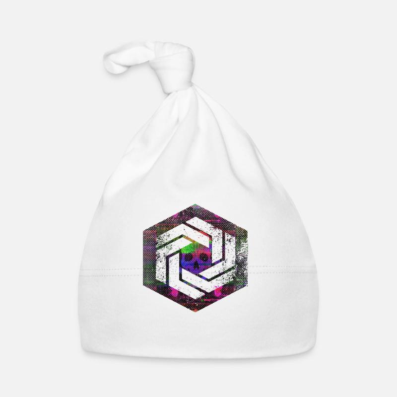 hexagon programming programmer coding geometric Organic Baby Cap