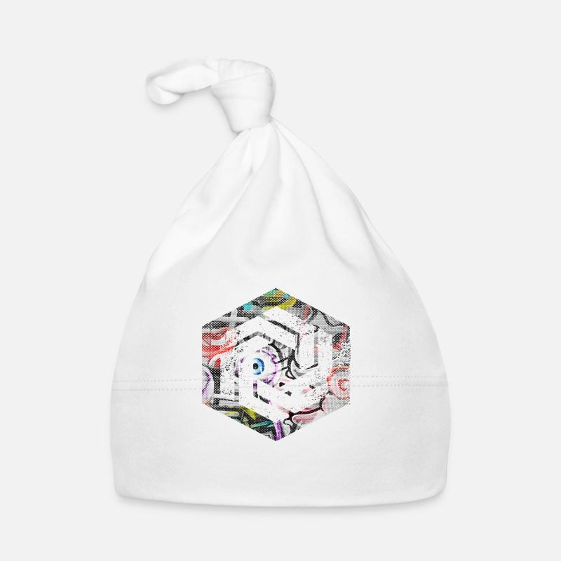 Codage géométrique du programmeur de programmation hexagonale Bonnet bio Bébé