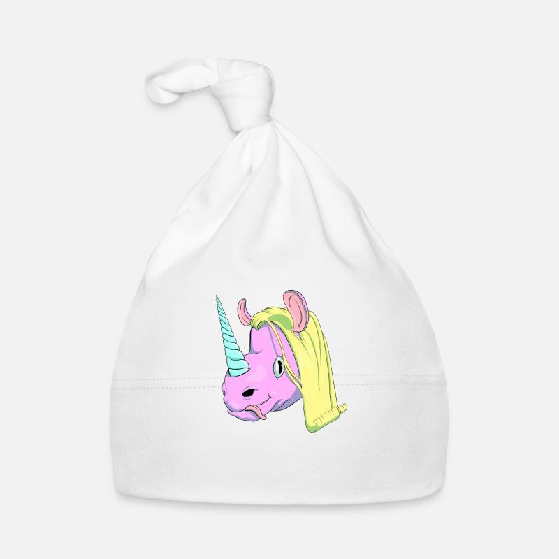 Echtes Einhorn Baby Bio-Mütze