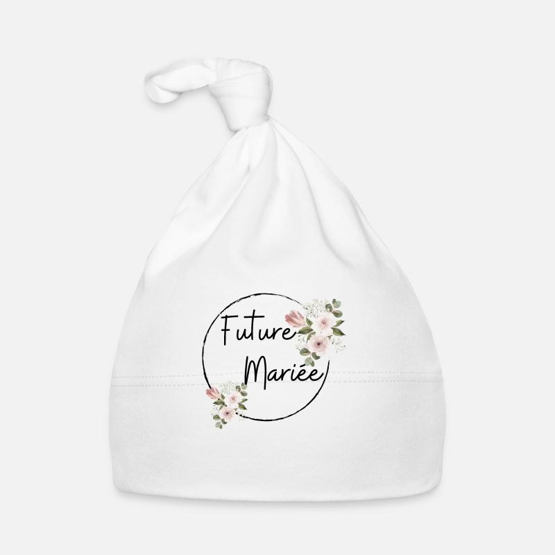 Future mariée floral Bonnet bio Bébé