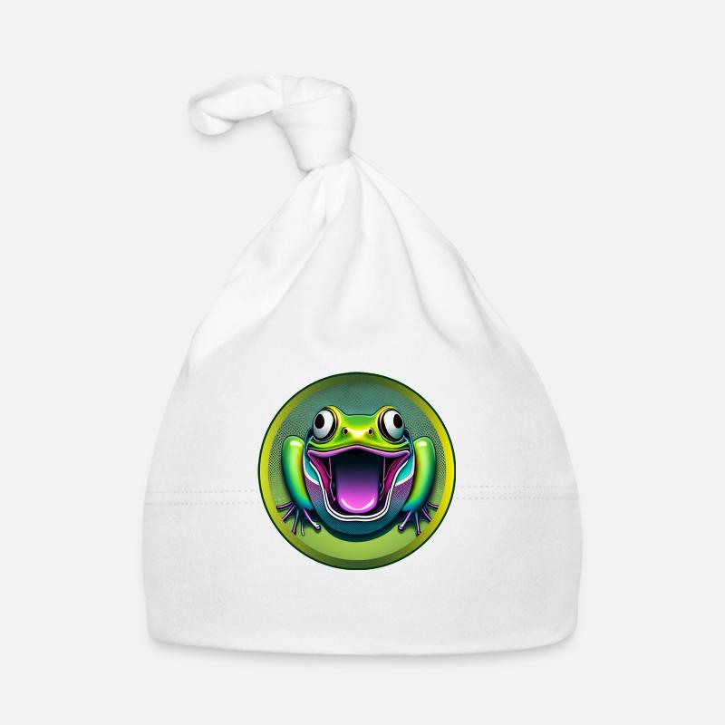 Grenouille hurlante Bonnet bio Bébé