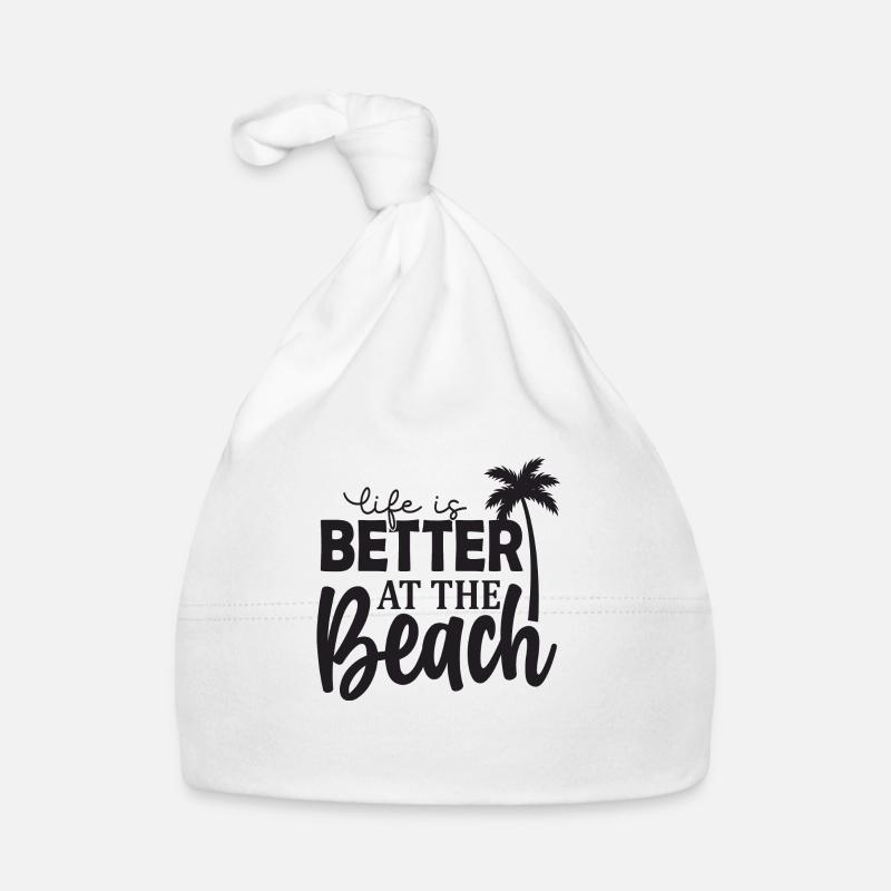 Life is better at the Beach Baby Bio-Mütze