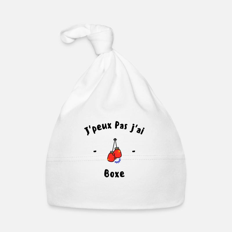 J peux pas j ai Boxe Bonnet bio Bébé