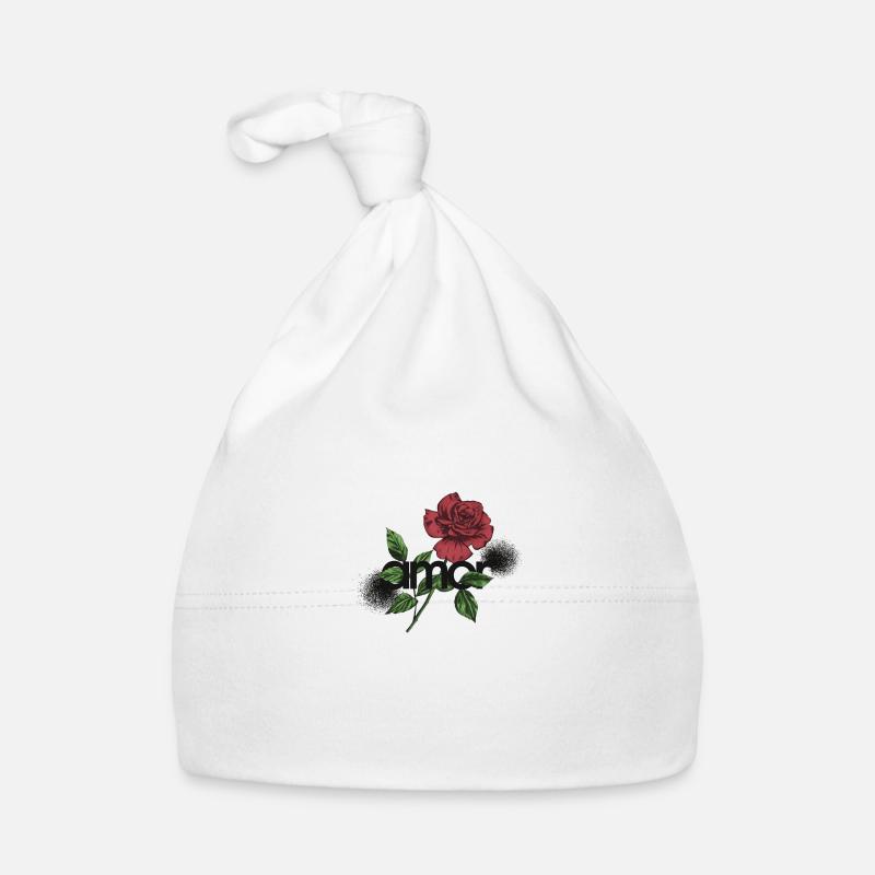 Amour - Bonnet bio Bébé - blanc