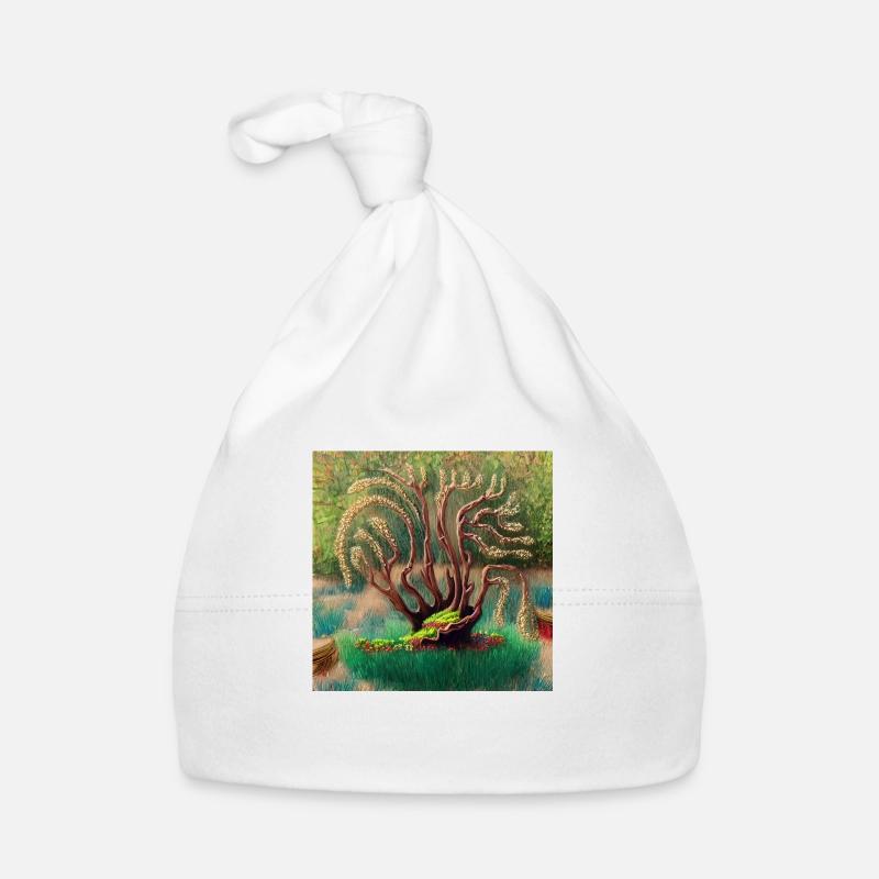 Alter Baum zu Ostern Baby Bio-Mütze