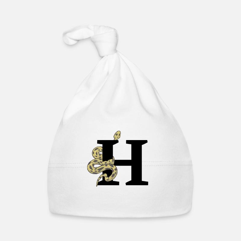 Buchstabe h Schlange Baby Bio-Mütze