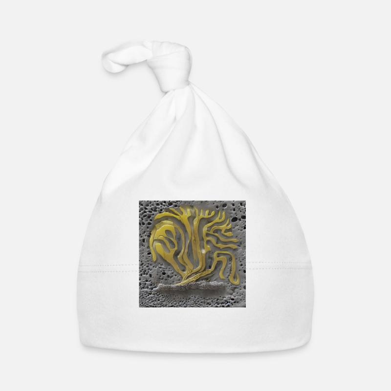 Baum, der auf einem Mond wächst Baby Bio-Mütze