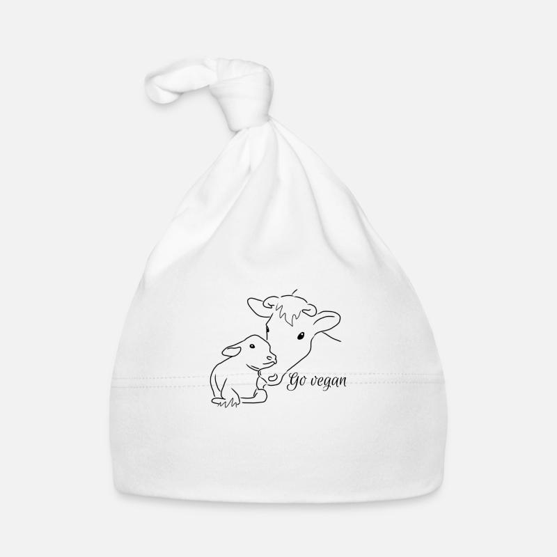Go vegan-Mutterliebe Kuh 2.0 Baby Bio-Mütze