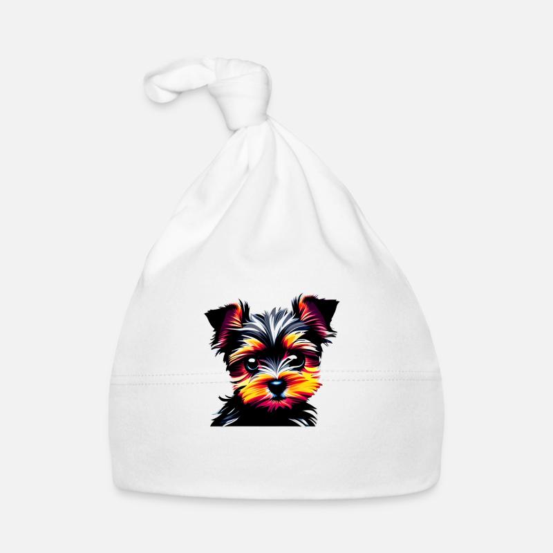 propriétaire de chiot chien Yorkshire Terrier Bonnet bio Bébé