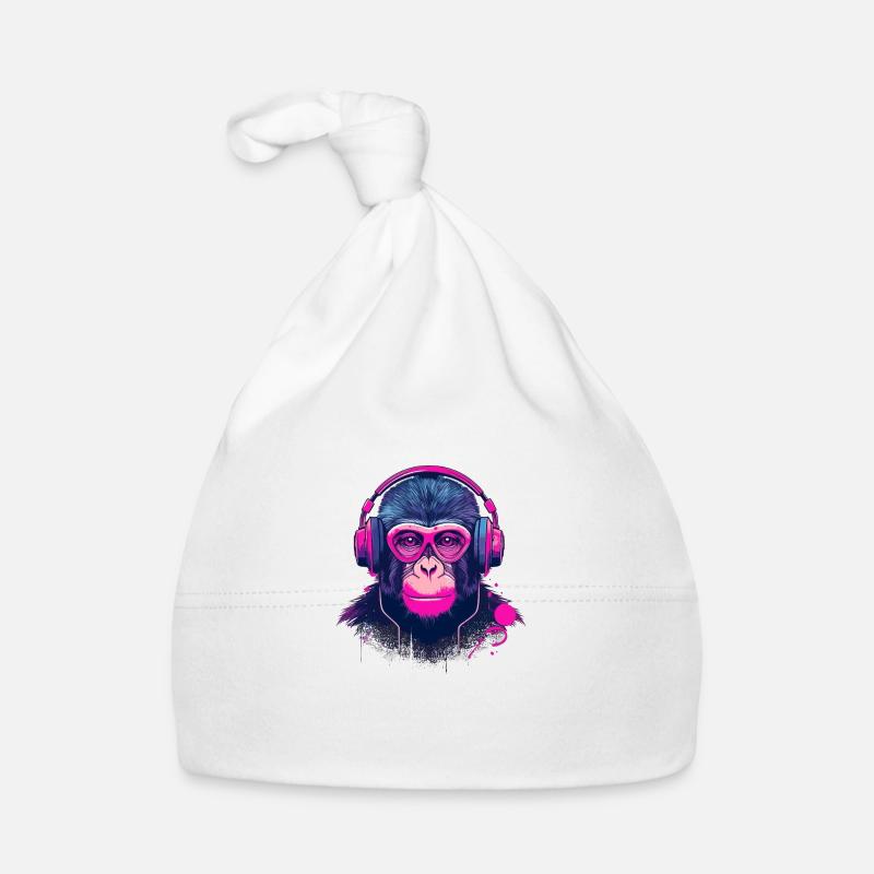 Battements de singe Bonnet bio Bébé