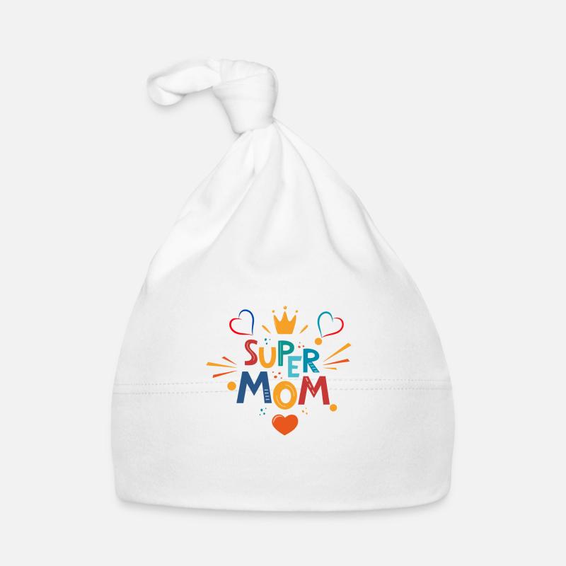 Super MOM Retro Multicolor Baby Bio-Mütze
