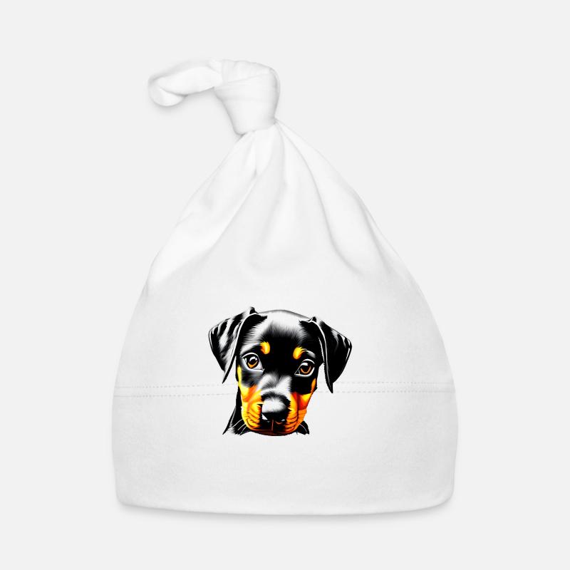 Doberman Chien Doberman Puppy Doberman Dresseur Bonnet bio Bébé
