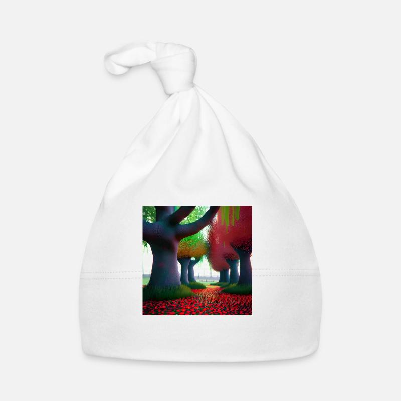 Forêt d’arbres épais Bonnet bio Bébé