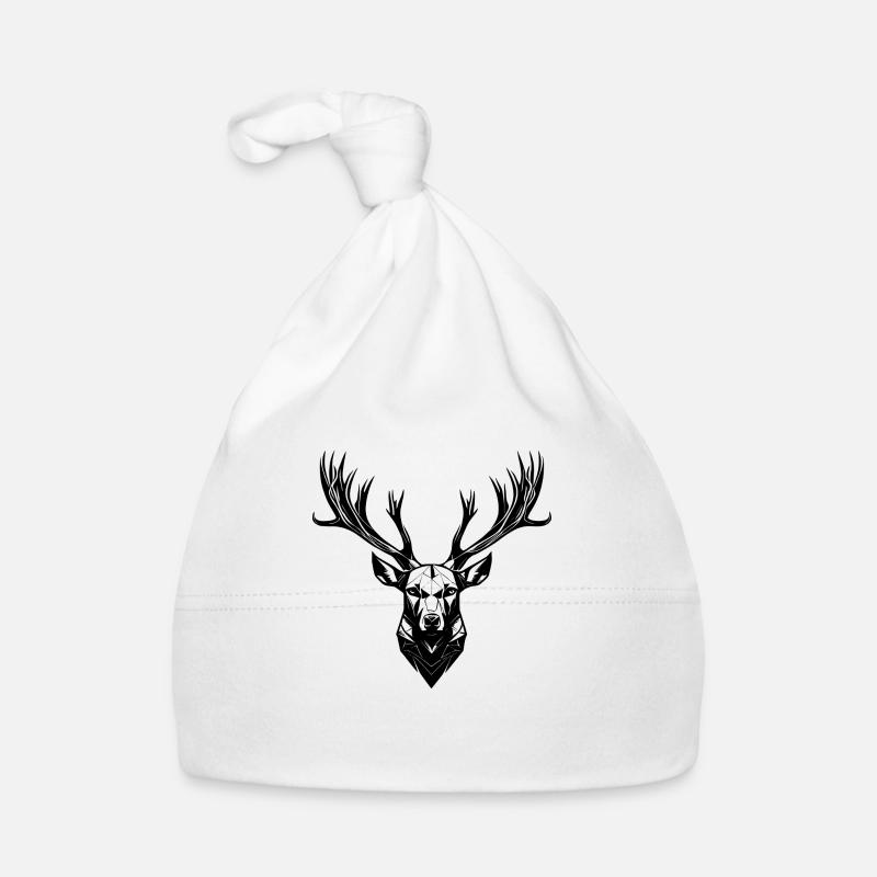 Hirschgeweih Baby Bio-Mütze