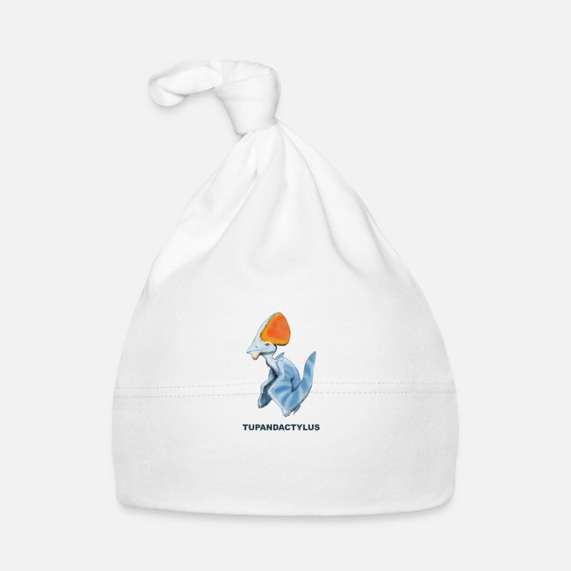 LE TUPANDACTYLE - Bonnet bio Bébé - blanc