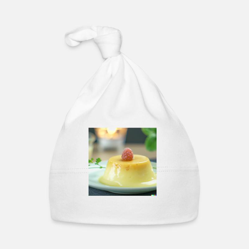 Crème pâtissière dans le pudding Bonnet bio Bébé