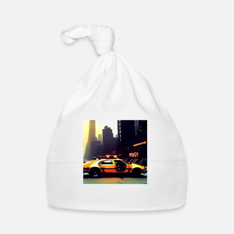 Cyberpunk Auto - Bonnet bio Bébé - blanc